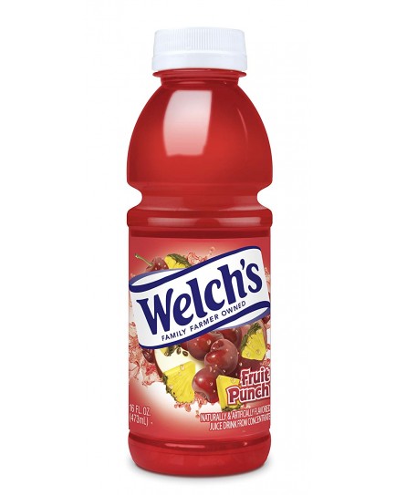 WELCH'S FRUIT PUNCH JUICE 16 OZ. - 12 CT.